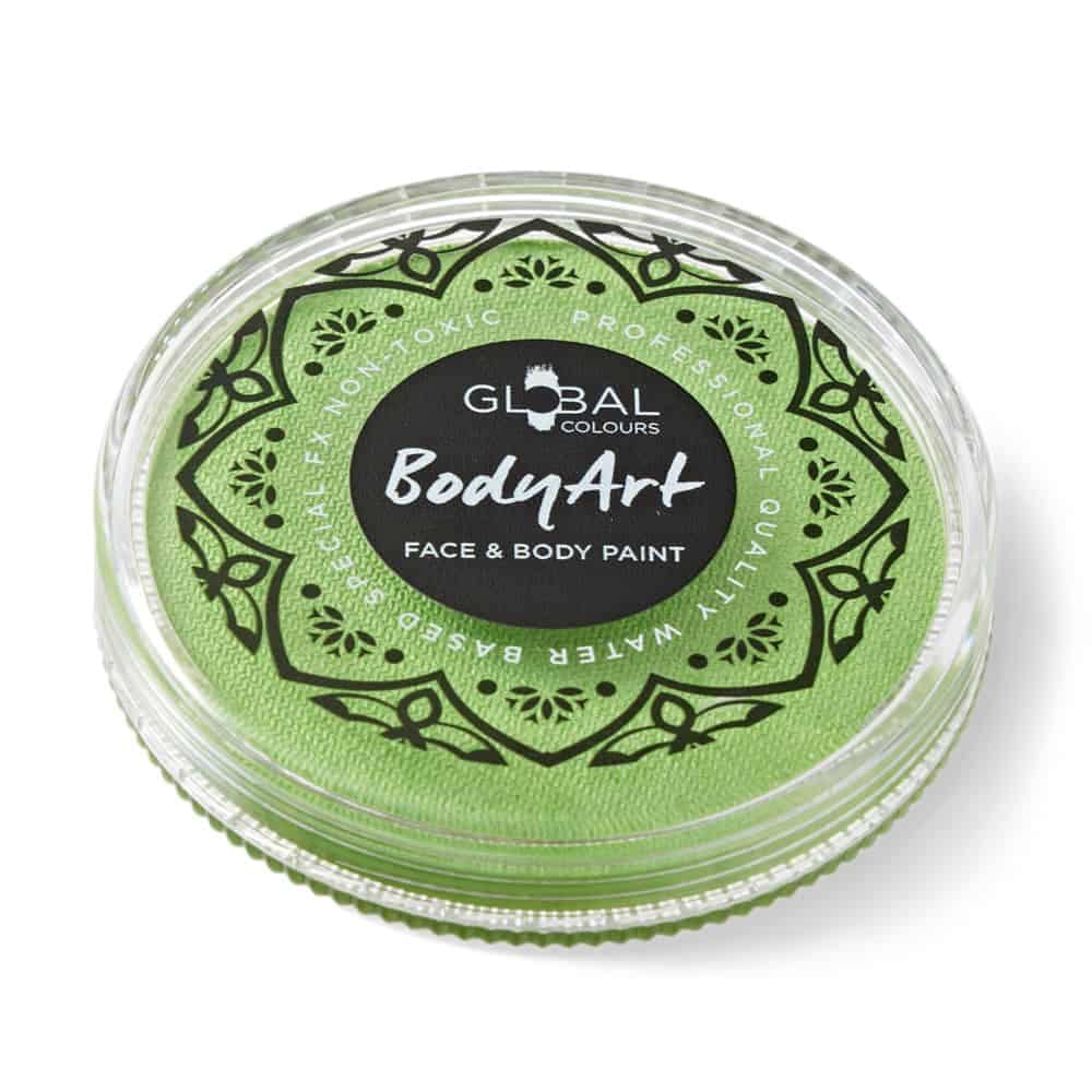 Pearl Lime Green - Face & BodyArt Cake Paint (New Shade) - Image 3