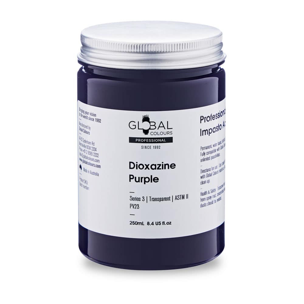 Dioxazine Purple (Series 3) - 250ml Professional Impasto Artist Acrylic Paint
