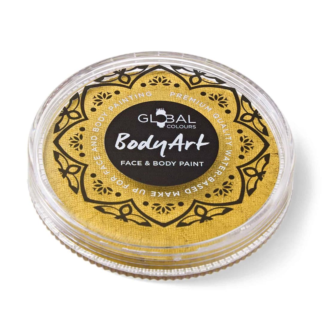 Metallic Gold - Face & BodyArt Cake Paint - Image 3