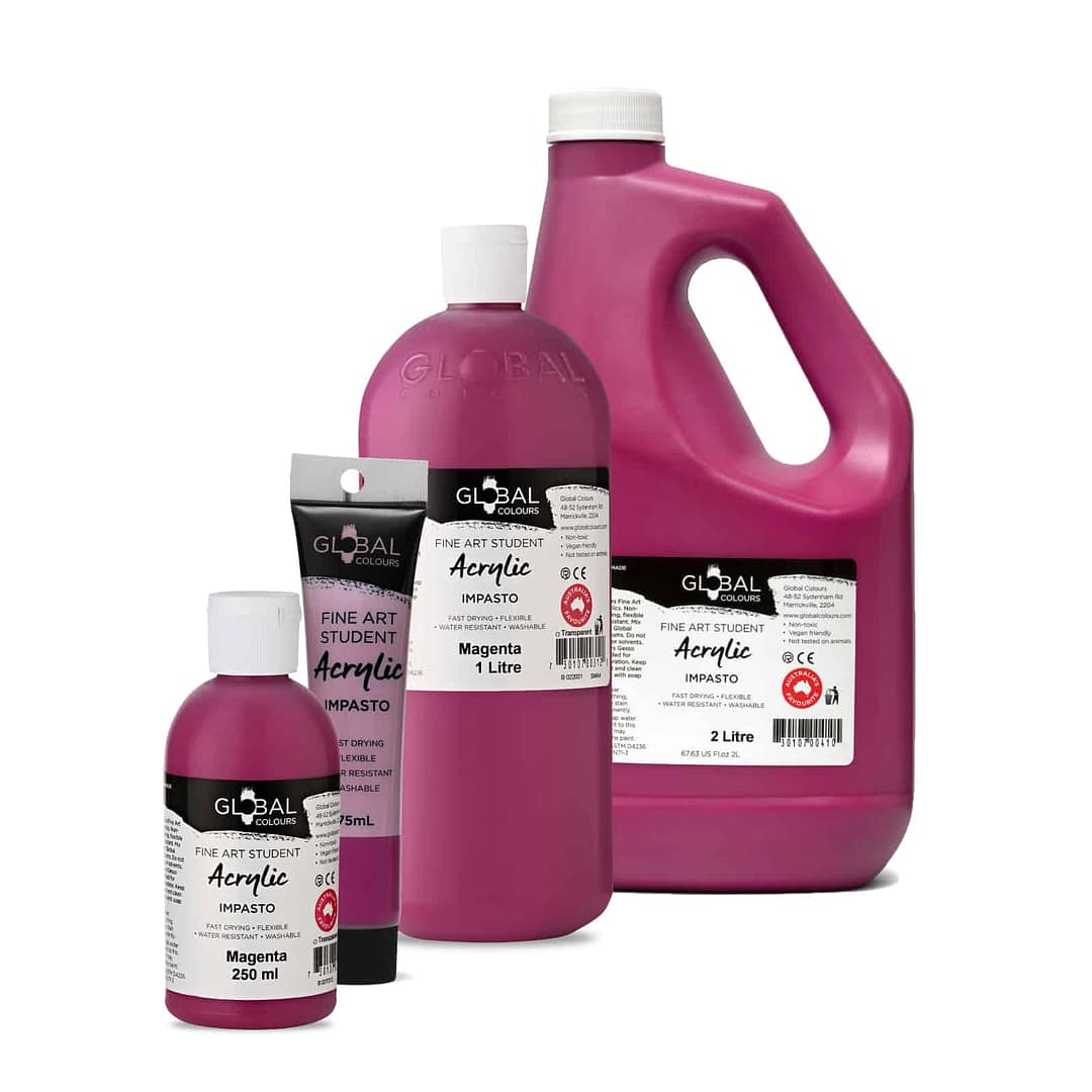 Magenta - Fine Art Student Acrylic Impasto Artist Paint
