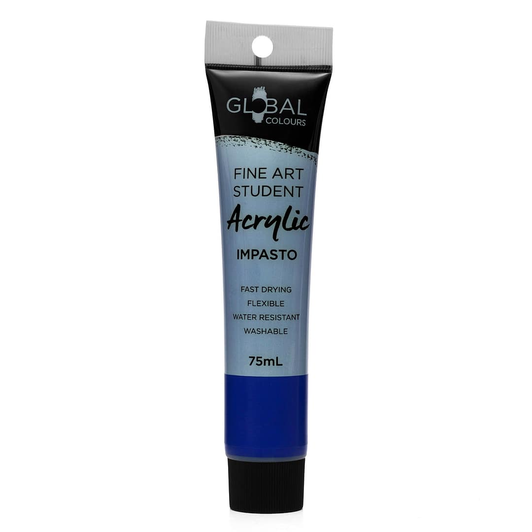 Warm Blue (Factory Seconds) - Fine Art Student Acrylic Impasto Artist Paint 75ml