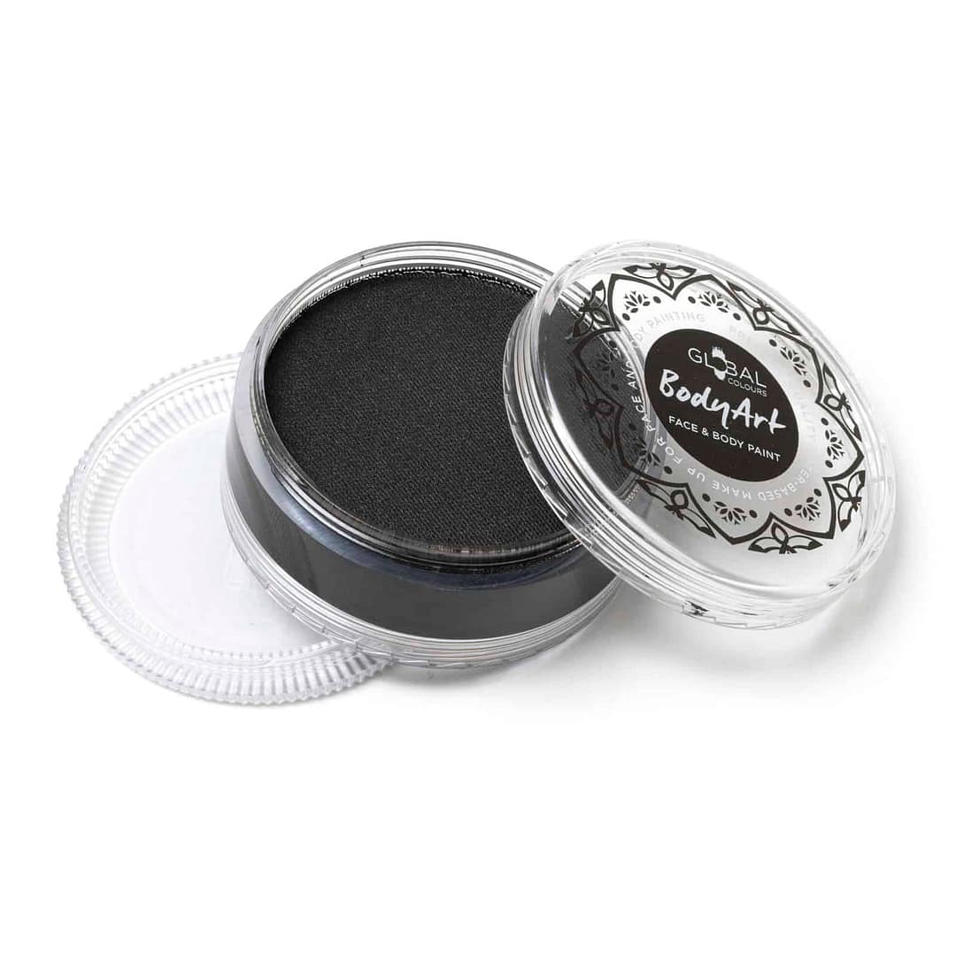 Strong Black - Face & BodyArt Cake Paint - Image 4