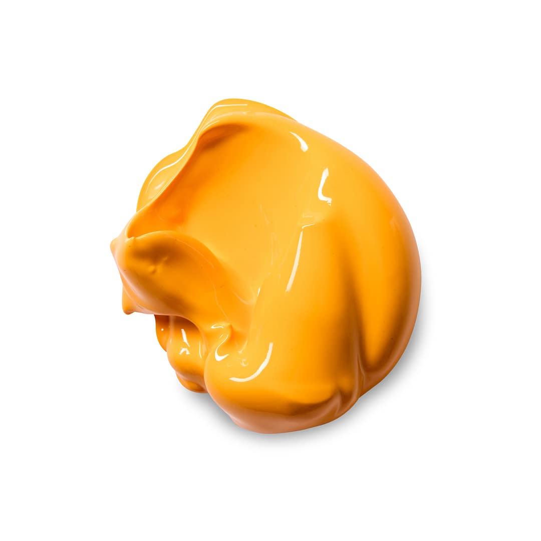 Fine Art Acrylic Paint, Warm Yellow, Global Colours 500ml - Image 2