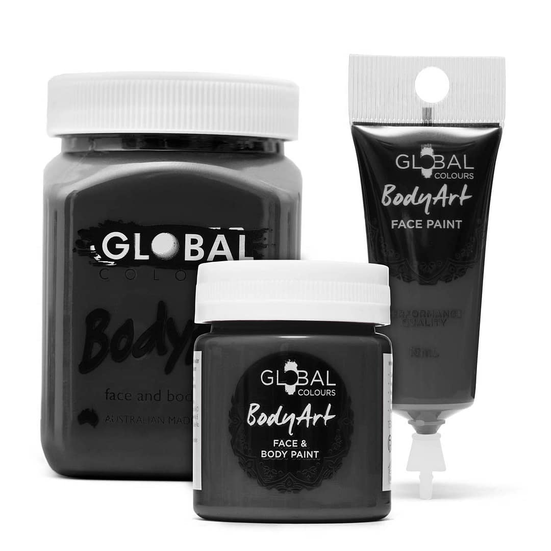 Face and Body Paint | Black | Global Colours Liquids