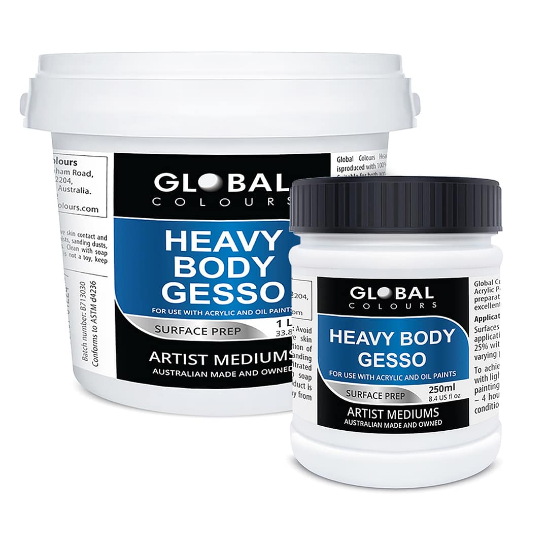 Heavy Body Gesso - Professional Artist Surface Prep Medium