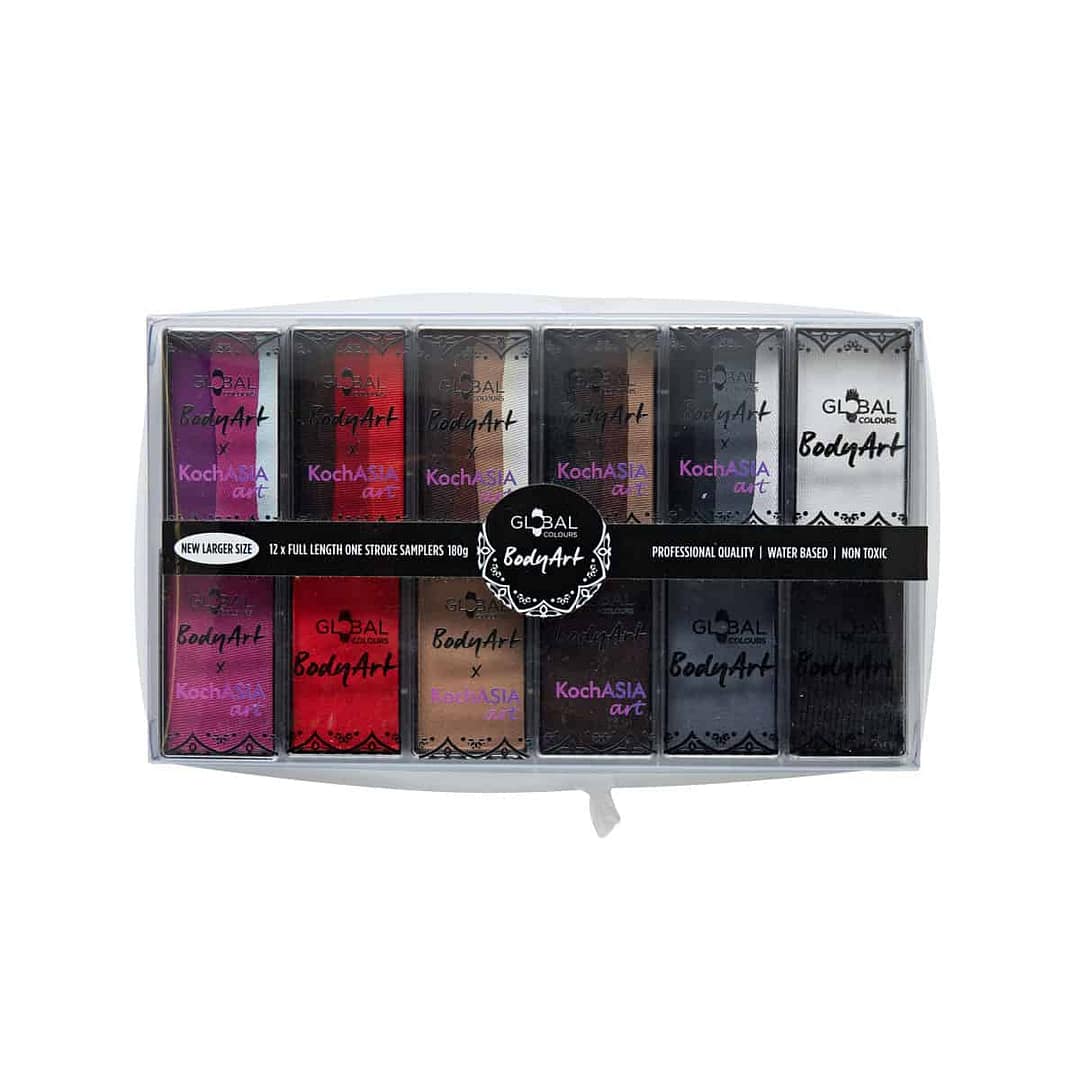 Furry Friends - 13 Animal Designs Face & BodyArt Refillable FX Palette Sampler 12x 15g - Image 2