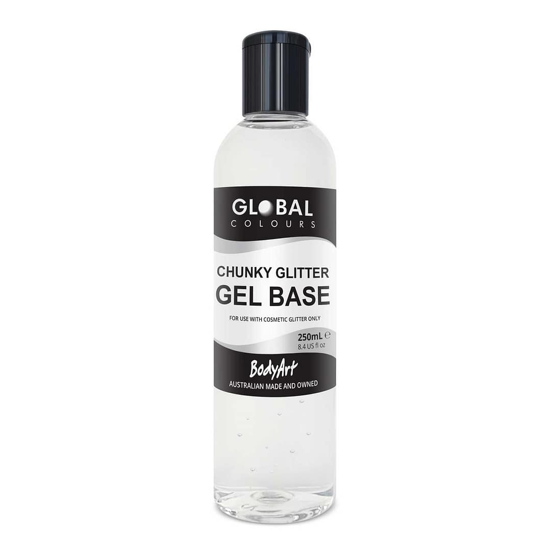 Chunky Glitter Gel Base - 250ml Face & BodyArt Special FX (For use with Cosmetic Glitter)