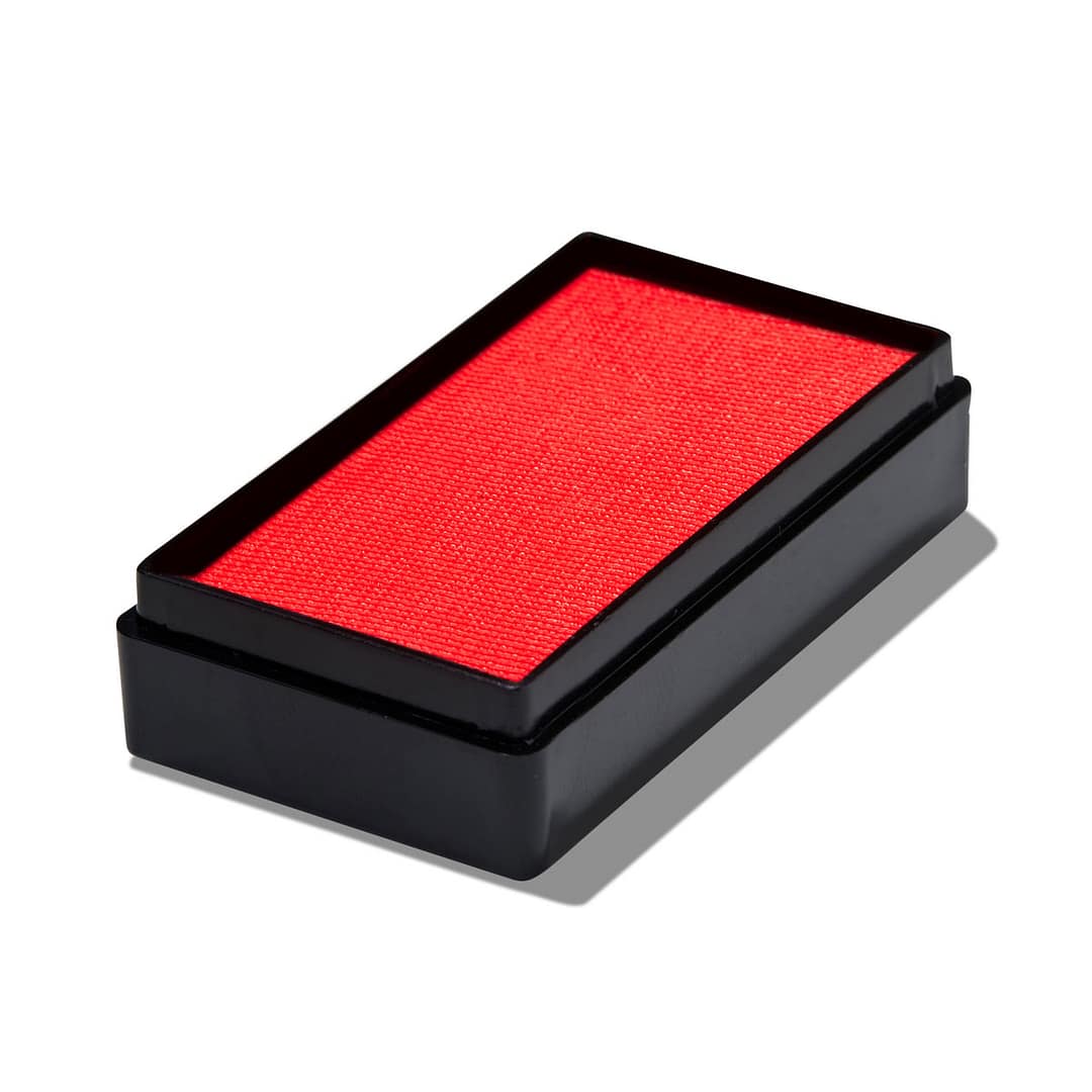 Neon Coral Red - UV BodyArt FX Cake Paint - Image 2