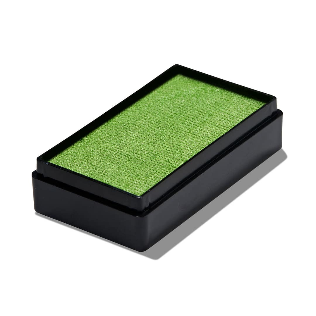 Pearl Lime Green - Face & BodyArt Cake Paint (New Shade) - Image 2