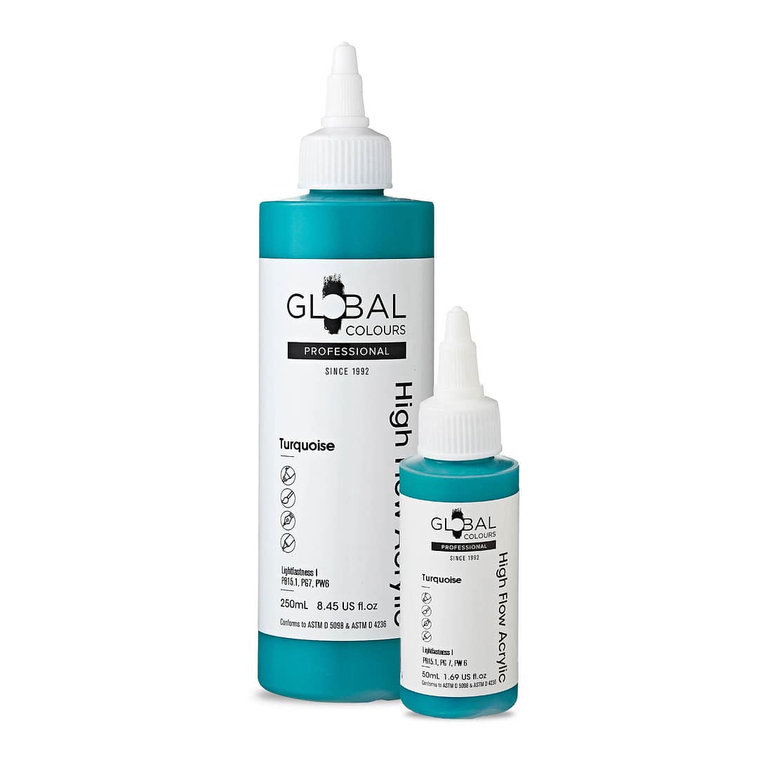 Turquoise - Professional High Flow Acrylic Artist Paint