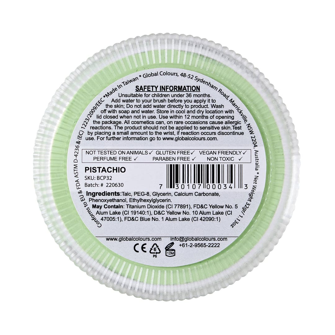 Pistachio - 32g Face & BodyArt Blending Make Up - Image 4