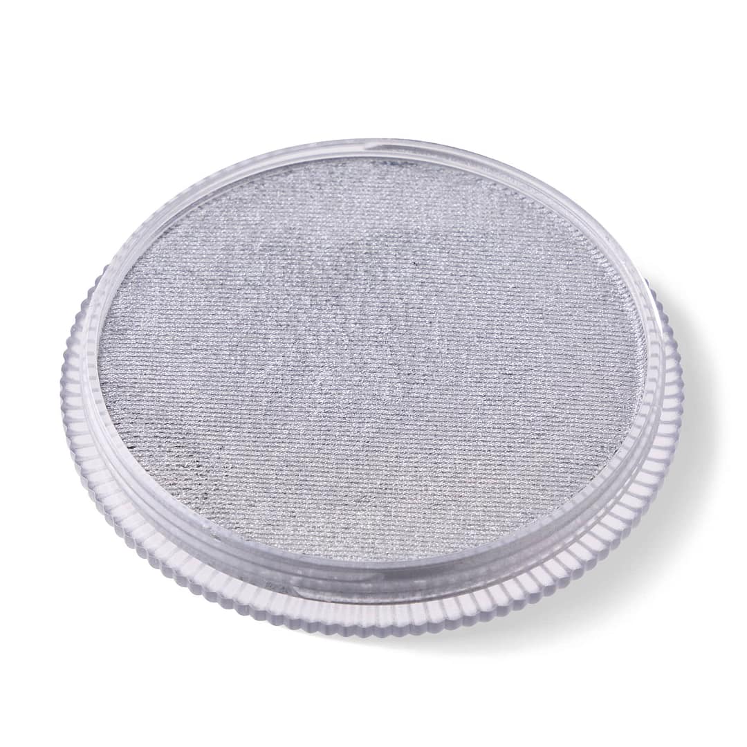 Silver - 32g Face & BodyArt Blending Make Up - Image 2