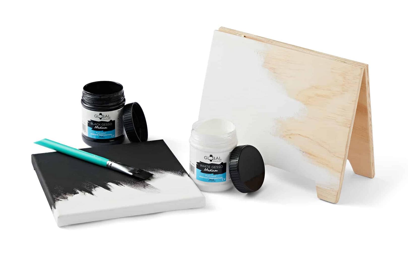White Gesso - Professional Artist Surface Prep Medium - Image 4