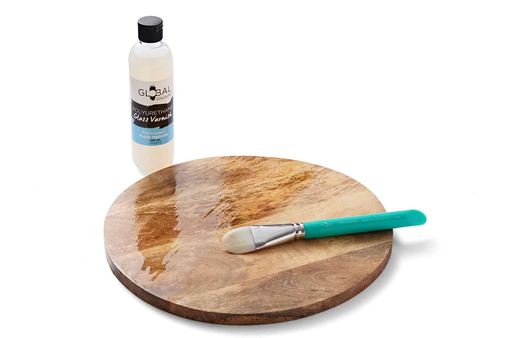 Gloss Polyurethane Varnish - 250ml Professional Artist Fluid Medium - Image 2