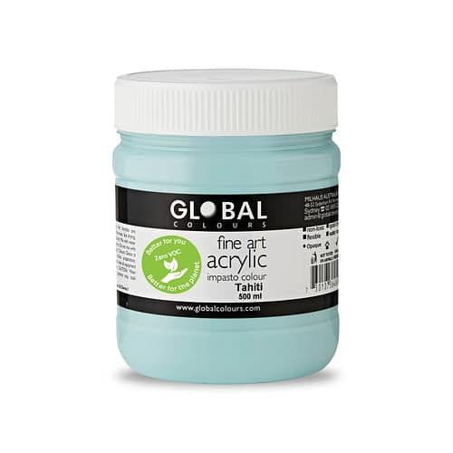 Fine Art Acrylic Paint, Tahiti, Global Colours 500ml