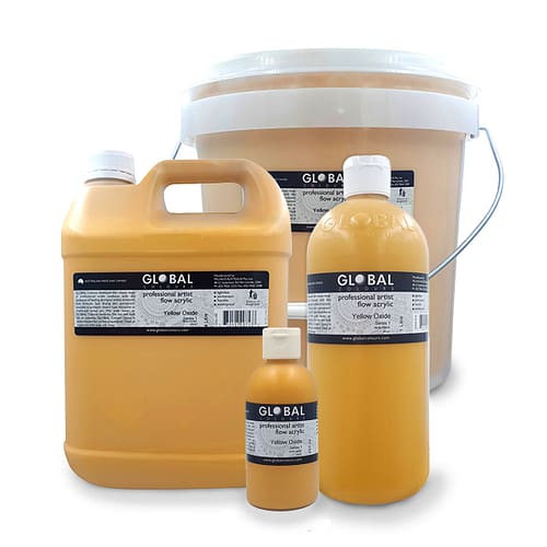 Yellow Oxide (Series 1) - Professional Flow Artist Acrylic Paint