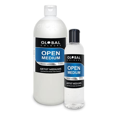 Open / Slow Drying Medium - Professional Artist Fluid Medium