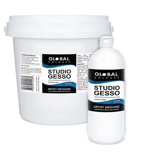 Studio Gesso Primer - White Acrylic Paint Primer | Medium