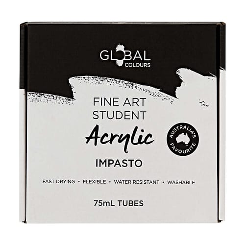 Create Own 8-12 Colour - 75ml Set Empty Box Student Fine Art Acrylic Impasto Artist Paint