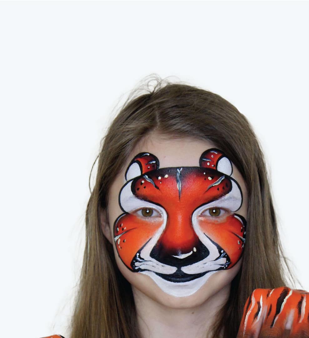 Furry Friends - 13 Animal Designs Face & BodyArt Refillable FX Palette Sampler 12x 15g - Image 5