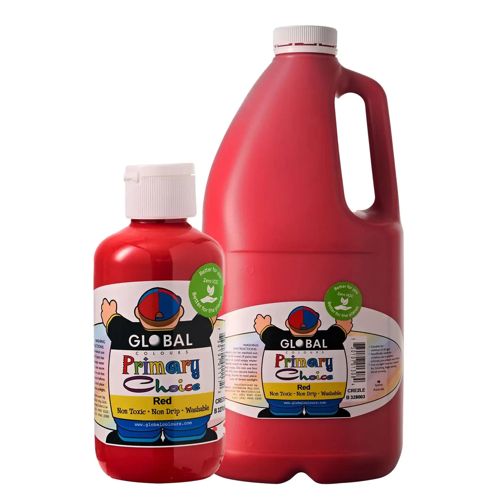 Red – Eco-Friendly Zero-VOC Primary Choice Washable Poster Paint