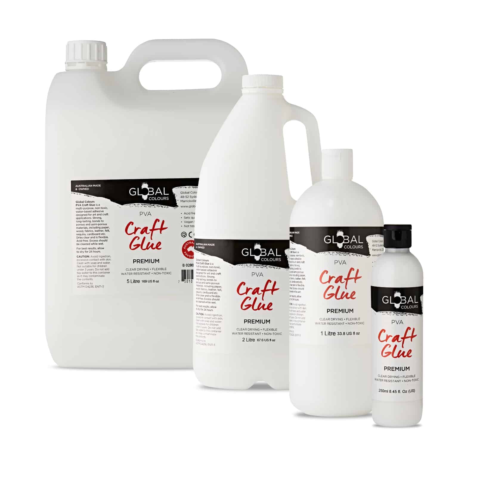 Dovecraft Glues & Adhesives-super Value Crafters Glue 300ml, PVA, Non Toxic  -  Israel