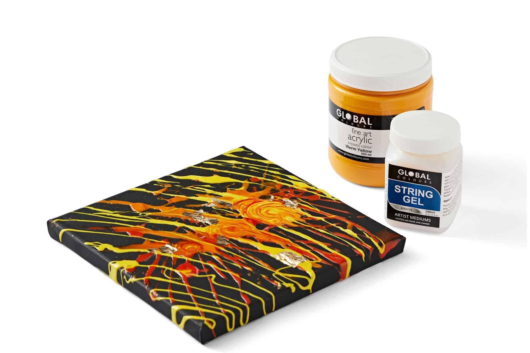 Global Colours String Gel Professional Artist Effects Medium