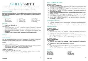 resume template for no experience