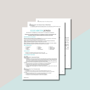 Australian teacher resume template