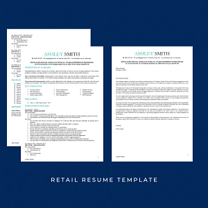 retail resume template and retail cover letter template