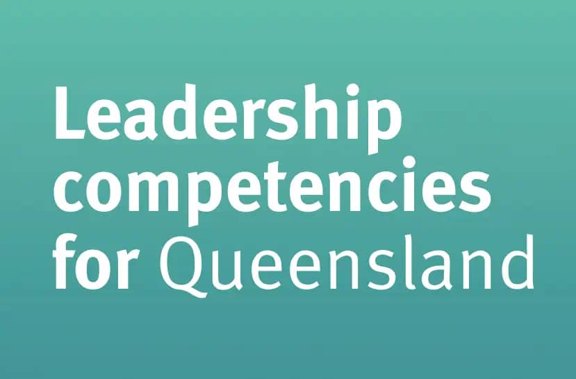 LC4Q (Leadership competencies for Queensland) image of the framework