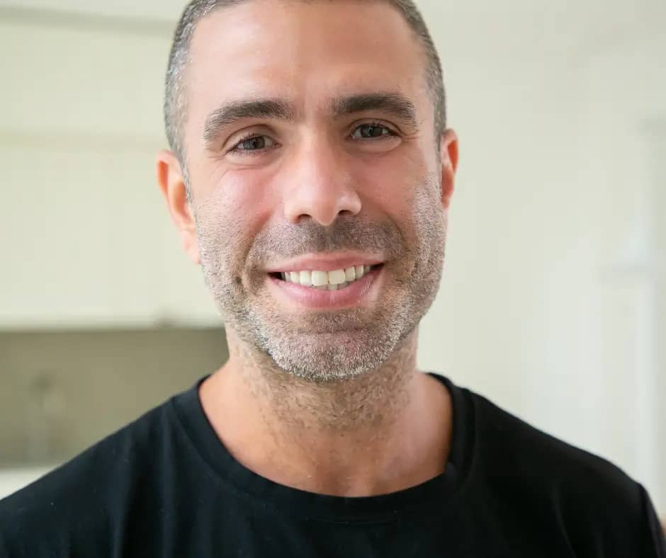 man smiling