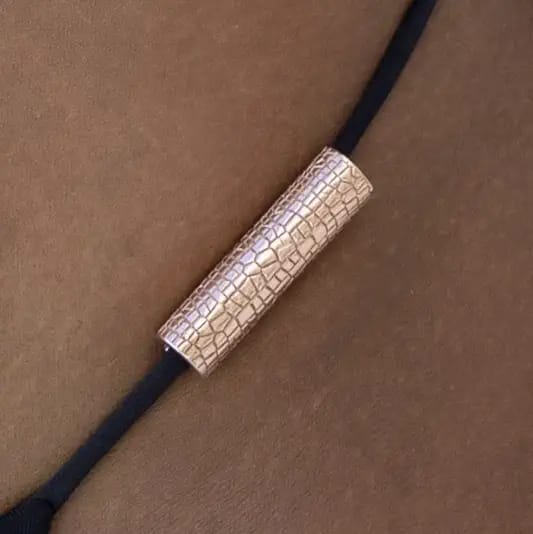 Rose Gold CrocSkin Sand Bar